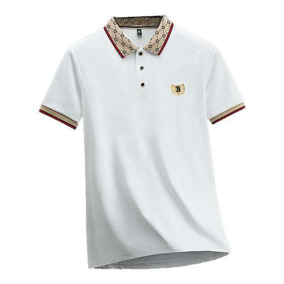 Playboy T-shirt Men's Short-sleeved POLO Shirt Men's Summer Lapel Top 2025 New High-end Embroidered T-shirt
Playboy T-shirt Men's Short-sleeved POLO Shirt Men's Summer Lapel Top 2025 New High-end Embroidered T-shirt