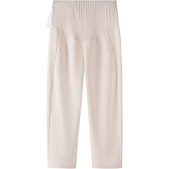 Yingshi's pregnant woman banana wide -leg pants spring and autumn new outer wearing loose and loose belly straight tube showing thin pants pregnant women autumn clothes
Yingshi's pregnant woman banana wide -leg pants spring and autumn new outer wearing loose and loose belly straight tube showing thin pants pregnant women autumn clothes