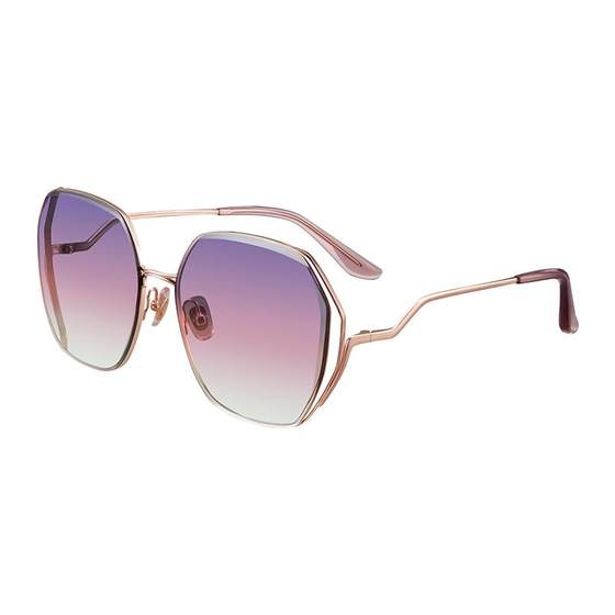 Helen Keller's new polarized trendy street shot sunglasses for women's three-dimensional multi-sided large face slimming sunglasses H2117
Helen Keller's new polarized trendy street shot sunglasses for women's three-dimensional multi-sided large face slimming sunglasses H2117