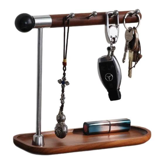 Walnut solid wood storage rack entrance door key hook desktop jewelry bracelet storage rack medieval style
Walnut solid wood storage rack entrance door key hook desktop jewelry bracelet storage rack medieval style