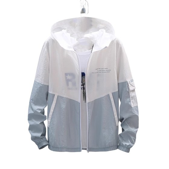 Bingshi sunscreen men's summer thin air -breathable hooded fishing riding leisure outdoor men's jacket jacket Bingshi sunscreen men's summer thin air -breathable hooded fishing riding leisure outdoor men's jacket jacket