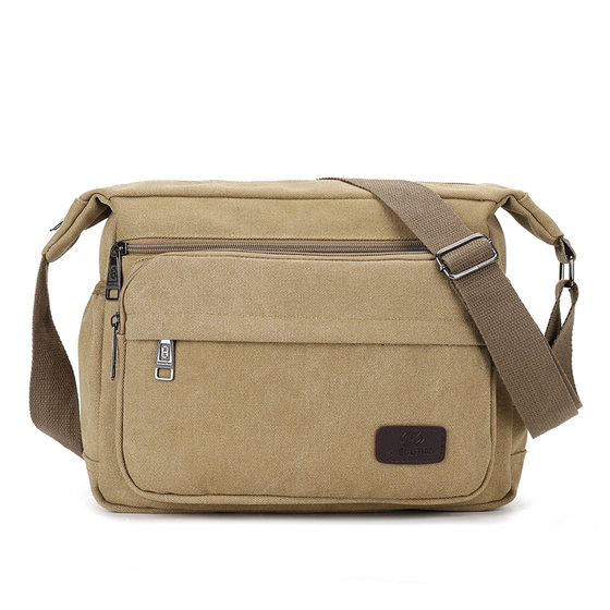 New canvas bag men's shoulder mesengers bag casual men's bag large capacity Middle -aged men's bag multifunctional backpack New canvas bag men's shoulder mesengers bag casual men's bag large capacity Middle -aged men's bag multifunctional backpack