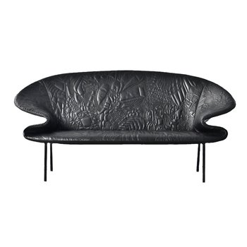 Nordic ຮູບຮ່າງພິເສດນັກອອກແບບ Italian ແສງສະຫວ່າງໄຟເບີແກ້ວ graffiti ສະດວກສະບາຍ sofa armchair ຫ້ອງດໍາລົງຊີວິດແບບຈໍາລອງ