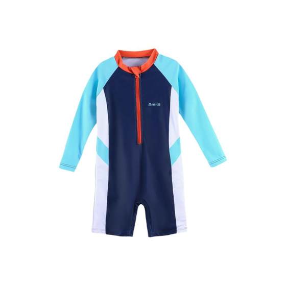 Amila children's swimsuit one-piece boys sun protection girls short-sleeved antibacterial chlorine-resistant swimming baby swimsuit
Amila children's swimsuit one-piece boys sun protection girls short-sleeved antibacterial chlorine-resistant swimming baby swimsuit