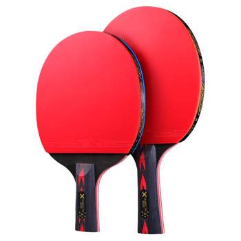 Huisheng 5-star-star-grade professional-table tennis racket horizontal and straight anti-glu beginner training table tennis racket ສໍາ​ເລັດ​ຮູບ racket