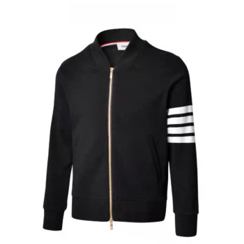 CAAPE GOOSE Kuang Daye 2024 Baseball Uniform TB Four Stripes Trendy Brand Zipper Cardigan Sweater Men and Women's Jacket