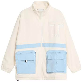TSMLXLT ຄົນອັບເດດ: ແລະ versatile ສ່ວນບຸກຄົນຜູ້ຊາຍແລະແມ່ຍິງຄູ່ຢືນຄໍກະເປົ໋າສີ Matching Velvet Jacket