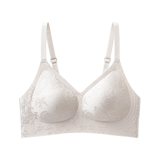 Relief jacquard markless underwear for women with small breasts gathered jelly strips soft support upper support to prevent sagging and retract secondary breast bra
Relief jacquard markless underwear for women with small breasts gathered jelly strips soft support upper support to prevent sagging and retract secondary breast bra