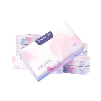 Deyou cream soft tissue baby moisturizing tissue baby special super soft tissue paper ເດັກເກີດໃຫມ່ cloud soft tissue paper