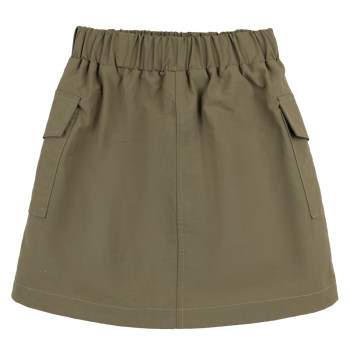 Blue Daddy Girls Workwear Skirt 2024 Spring ໃຫມ່ຂອງເດັກນ້ອຍຄົນອັບເດດ: Skirt Baby Casual Versatile Skirt