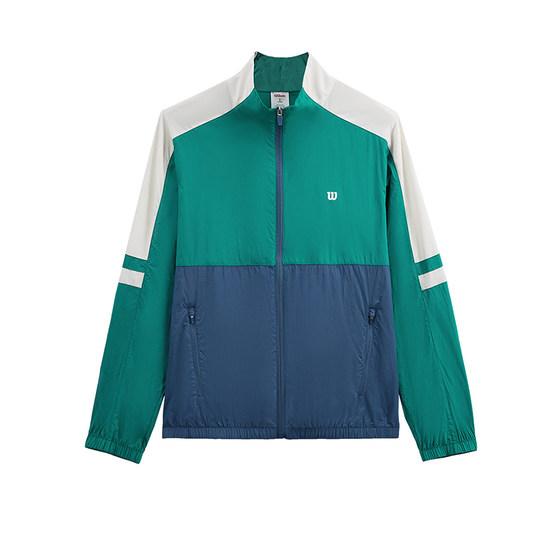 Wilson official men's COURTWEAR sun protection tennis woven top coat
Wilson official men's COURTWEAR sun protection tennis woven top coat