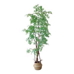 Simulated nandina bamboo green plants, artificial tree pots, customizable indoor home decoration, landscaping, floor-standing artificial plants