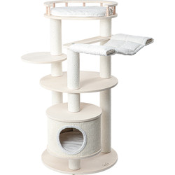 Honeypot cat climbing frame cat nest cat tree one-piece multi-layer solid wood cat frame wooden shelter house vertical does not occupy an area 220095