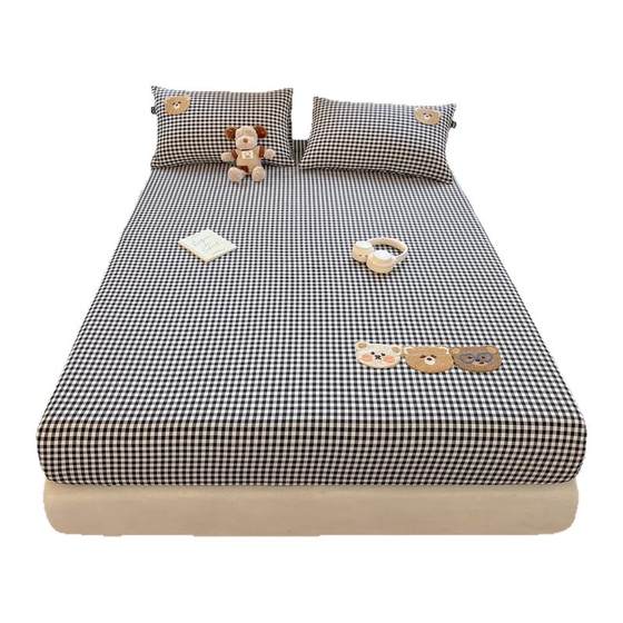 MUJI Class A cartoon embroidered cotton bed cover single piece plaid children's anti-slip sheet thickened cotton bed cover
MUJI Class A cartoon embroidered cotton bed cover single piece plaid children's anti-slip sheet thickened cotton bed cover