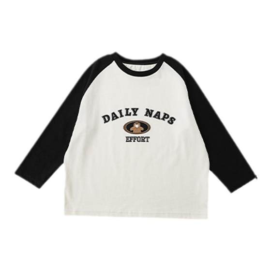 Youyou Boy Little Bear Print Letters Long Sleeve Loose T-shirt Autumn Children's Contrasted Ragsleeved Casual Top Trendy
Youyou Boy Little Bear Print Letters Long Sleeve Loose T-shirt Autumn Children's Contrasted Ragsleeved Casual Top Trendy