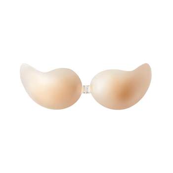 ມີຕົ້ນໄມ້ silicone push-up breast patch summer ບາງໆຫມາກມ່ວງຈອກເຕົ້ານົມ patch wedding dress suspender invisible lift bra