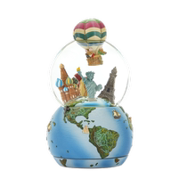 Zaner jarll travels around the world crystal ball music box music box as a Valentines Day graduation gift for boys and girls