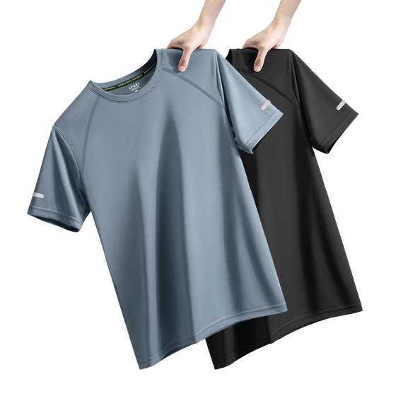 Quick-drying T-shirt for men ice silk summer thin sports short-sleeved loose half-sleeved running suit 2025 new top
Quick-drying T-shirt for men ice silk summer thin sports short-sleeved loose half-sleeved running suit 2025 new top