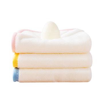 Baby soft special ultra-soft coral velvet towel newborn face wash small square towel children baby bath saliva towel