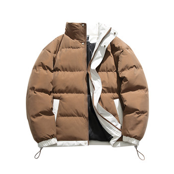 ເວັບໄຊທ໌ຢ່າງເປັນທາງການ co-branded cotton-padded jacket 2024 winter thickened couple's cotton-padded jacket trendy brand Jinjiang cotton-padded jacket men's outerwear