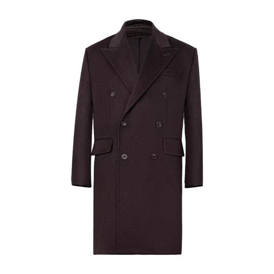 Cultum thickened 880G100%wool woolen woolen woolen woolen coat men's middle length and long -ribs buckle jacket Cultum thickened 880G100%wool woolen woolen woolen woolen coat men's middle length and long -ribs buckle jacket