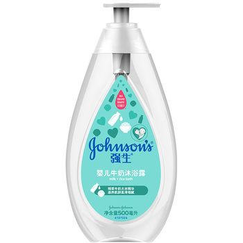 Johnson & Johnson Baby Milk Shower Gel 500ml ເຈວອາບນໍ້ານົມເດັກ 500ml ຜູ້ຊາຍແລະແມ່ຍິງເກີດໃຫມ່ສໍາລັບເດັກນ້ອຍເຄື່ອງອາບນໍ້າຊຸ່ມຊື້ນ Gel