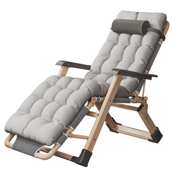 Siesta Bao Folding Deck Chair ອາຫານທ່ຽງ ຫ້ອງການພັກຜ່ອນ Nap Bed Balcony ເຮືອນ Leisure ກັບຄືນໄປບ່ອນເກົ້າອີ້ Reclining ເກົ້າອີ້ສອງຈຸດປະສົງ