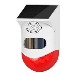 Anti-theft alarm outdoor remote solar infrared human body induction orchard camping room home security system