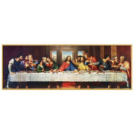 World famous paintings Last supper decoration paintings of the Son of Man and the Twelve Disciples Sofa Background Wall Dining Room Mural
World famous paintings Last supper decoration paintings of the Son of Man and the Twelve Disciples Sofa Background Wall Dining Room Mural