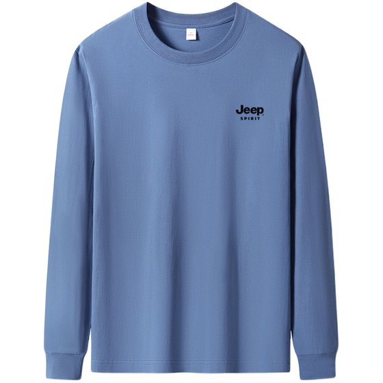 JEEPSPIRIT Jeep Long Sleeve T-shirt New Spring and Autumn Combed Pure Cotton Base Shirt for Men and Women versatile round neck casual t
JEEPSPIRIT Jeep Long Sleeve T-shirt New Spring and Autumn Combed Pure Cotton Base Shirt for Men and Women versatile round neck casual t
