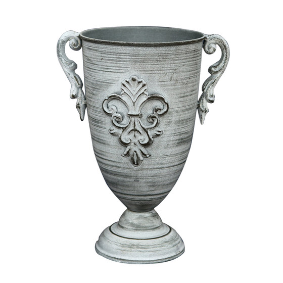 American gardening trophy flower pot Creative retro decoration European -style home balcony decoration is antique old iron artifact American gardening trophy flower pot Creative retro decoration European -style home balcony decoration is antique old iron artifact