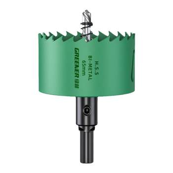 Green forest hole opener drill bit woodworking punch metal 75 special drilling artifact wood board downlight ການຂະຫຍາຍການເປີດໄມ້