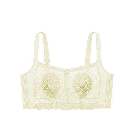 Mushroom girl's ultra-thin rabbit ear cup big breasts look small and small, anti-sagging underwear for women, top breast bra Mushroom girl's ultra-thin rabbit ear cup big breasts look small and small, anti-sagging underwear for women, top breast bra