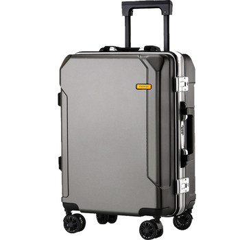 Luggage suitcase for women 2023 new students 24 male password box 26 inch trolley suitcase suitcase thickened aluminium frame box