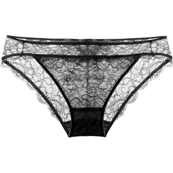 Miss Curious Lace Panties Women's Pure Cotton Antibacterial Crotch Short Waist Briefs Summer Thin and Breathable