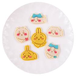 Sanrio chiikawa cookie mold Usachijiikawa cookie press three-dimensional cartoon baking tool