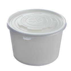 Shanghai Shangji Disposable Bowl Paper Bowl Takeout Meal Box Packing Bowl Fast Food Box Instant Noodle Bowl Round Pasta Packing Box