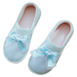 Confinement shoes summer thin thick-soled bags and postpartum household cotton slippers for women spring and autumn indoor non-slip soft-soled home shoes