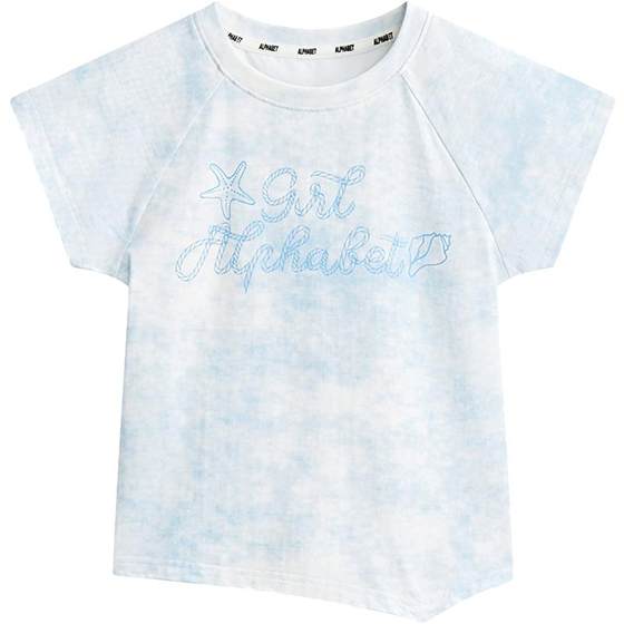 Aifabei 2025 spring and summer new girls irregular short-sleeved T-shirt medium and large children's clothing foreign gas shirt Korean style
Aifabei 2025 spring and summer new girls irregular short-sleeved T-shirt medium and large children's clothing foreign gas shirt Korean style