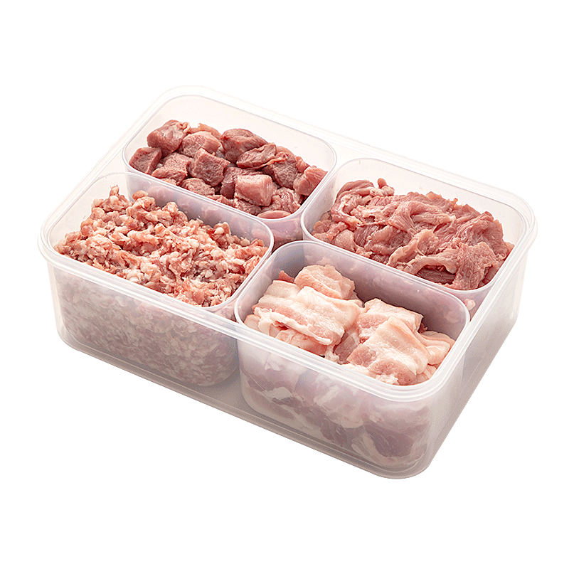 Refrigerator frozen meat package box Food grade fresh storage box Kitchen food freezer storage box Microwave storage box
Refrigerator frozen meat package box Food grade fresh storage box Kitchen food freezer storage box Microwave storage box