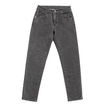 Fifth Street's new black and gray Korean style slim men's jeans casual small straight pants 215392-211M0