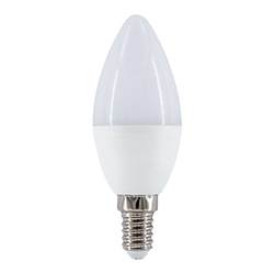 Household LED light bulb E14 candle light screw thread thin mouth small mouth pointed crystal chandelier pull tail white light tip bubble