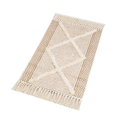 Xunyou Nordic handmade tassel floor mat living room bedroom carpet fabric home bathroom bathroom bedside carpet