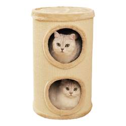 Cat climbing frame, cat nest, cat tree, integrated cat villa, four-season universal enclosed cat house, double-layer cat scratching board, cat toy