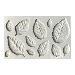 Baking tools forest green leaf rose leaf sycamore leaf turtle leaf silicone fondant cake mold clay mold