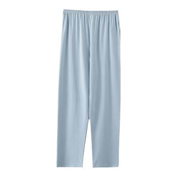 Langsha Modal pajama pants ຜູ້ຊາຍ summer ບາງວ່າງຂະຫນາດໃຫຍ່ trousers summer ໄວລຸ້ນສາມາດໃສ່ pants ເຮືອນ