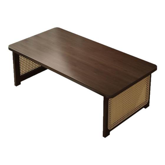 Foldable bay window small table Zen tatami tea table non-solid wood tea table tea table Chinese style sitting low table kang table Foldable bay window small table Zen tatami tea table non-solid wood tea table tea table Chinese style sitting low table kang table