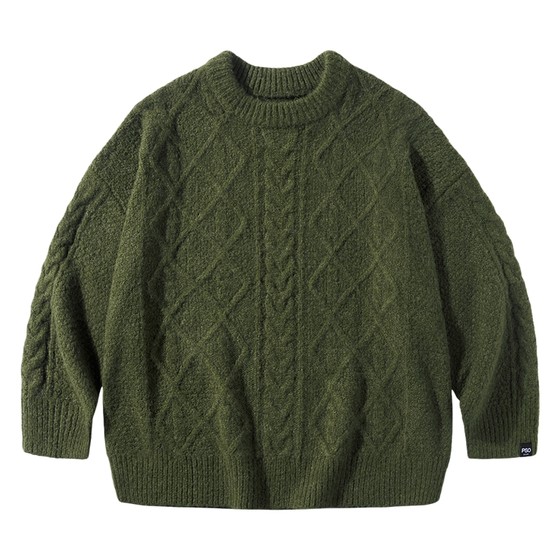 PSO Brand men's and women's solid color sweater lazy autumn and winter warm sweater knit sweater sweater base shirt PSO Brand men's and women's solid color sweater lazy autumn and winter warm sweater knit sweater sweater base shirt