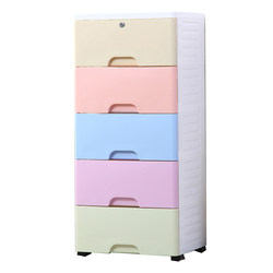 Large thickened storage cabinet drawer-type storage cabinet plastic cabinet children's storage cabinet baby wardrobe organizing cabinet box