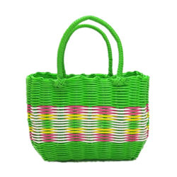 Portable bath basket, grocery shopping basket, picnic basket, outing storage basket, egg blue gift basket, beach bag